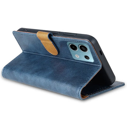N.BEKUS CSJ-001 For Xiaomi Redmi Note 13 5G Case Solid Color Wallet Leather Phone Cover