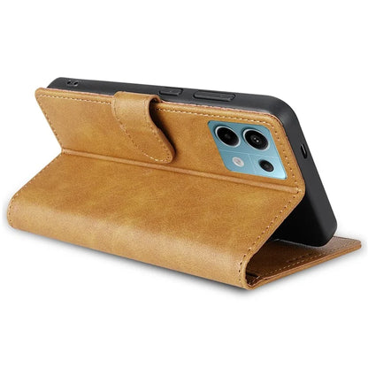 N.BEKUS CSJ-001 For Xiaomi Redmi Note 13 5G Case Solid Color Wallet Leather Phone Cover