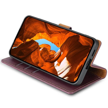 N.BEKUS CSJ-001 For Xiaomi Redmi Note 13 5G Case Solid Color Wallet Leather Phone Cover