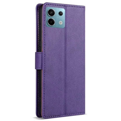 N.BEKUS CSJ-001 For Xiaomi Redmi Note 13 5G Case Solid Color Wallet Leather Phone Cover
