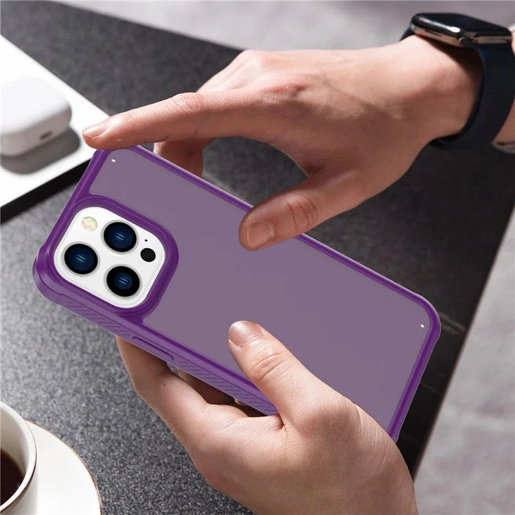 GW20 For iPhone 15 Pro Matte Case TPU+PC Shockproof Phone Cover