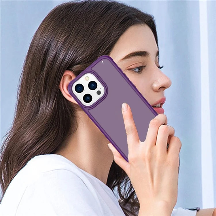 GW20 For iPhone 15 Pro Matte Case TPU+PC Shockproof Phone Cover