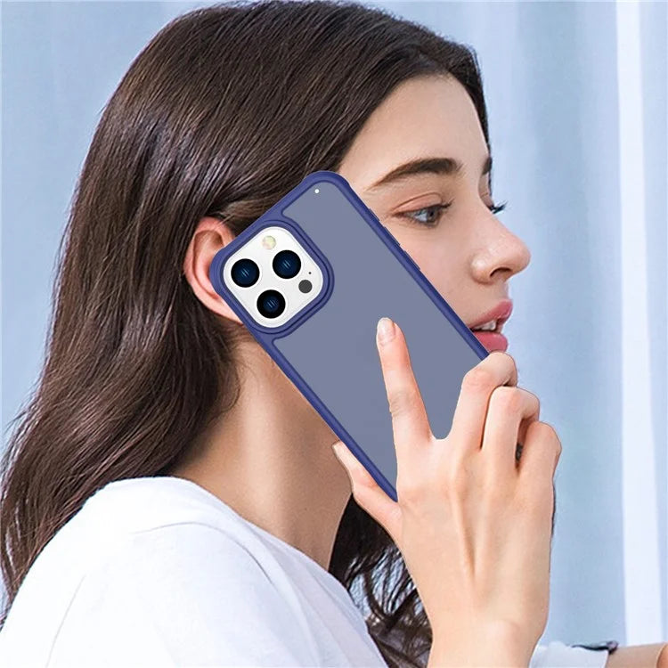 GW20 For iPhone 15 Pro Matte Case TPU+PC Shockproof Phone Cover