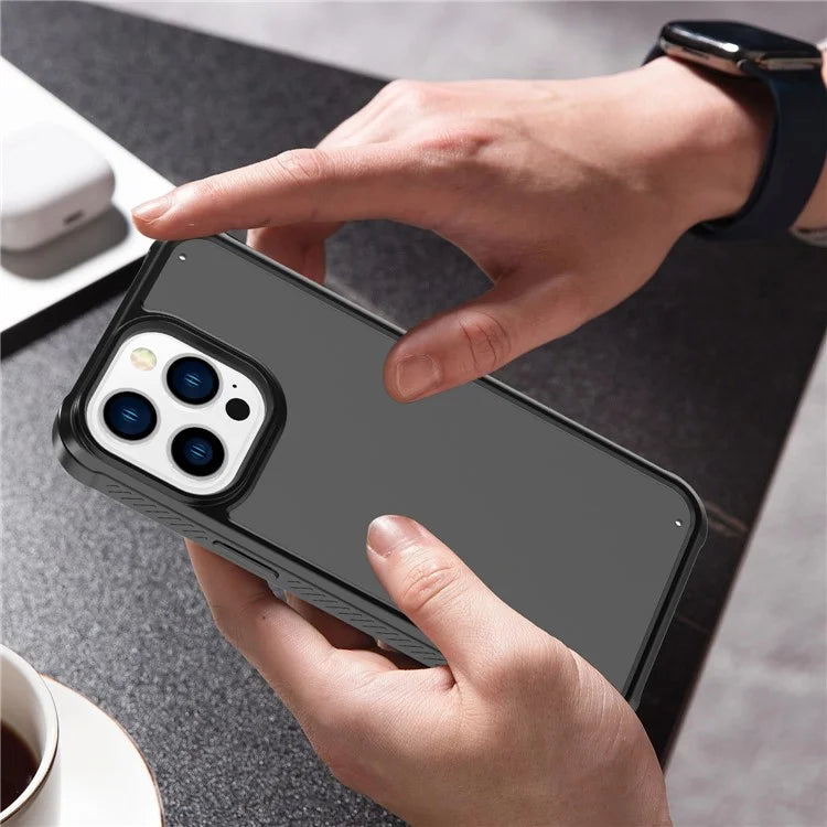 GW20 For iPhone 15 Pro Matte Case TPU+PC Shockproof Phone Cover