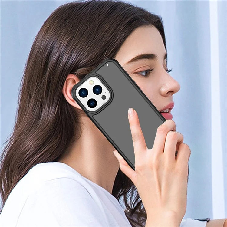 GW20 For iPhone 15 Pro Matte Case TPU+PC Shockproof Phone Cover