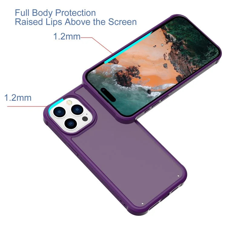 GW20 For iPhone 14 Pro Case Shockproof TPU+PC Matte Phone Cover