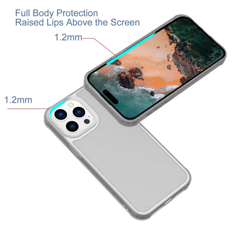 GW20 For iPhone 14 Pro Case Shockproof TPU+PC Matte Phone Cover