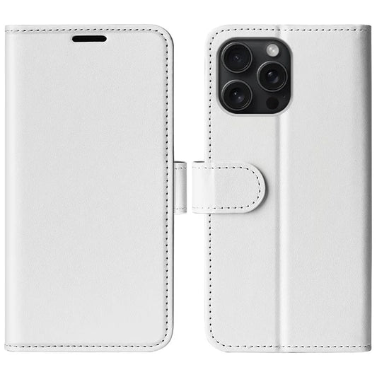 For iPhone 16 Pro Max Case Magnetic Closure Crazy Horse Texture Leather Phone Cover