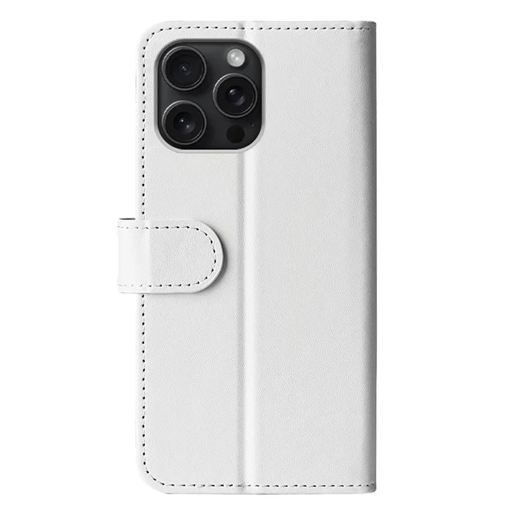 For iPhone 16 Pro Max Case Magnetic Closure Crazy Horse Texture Leather Phone Cover