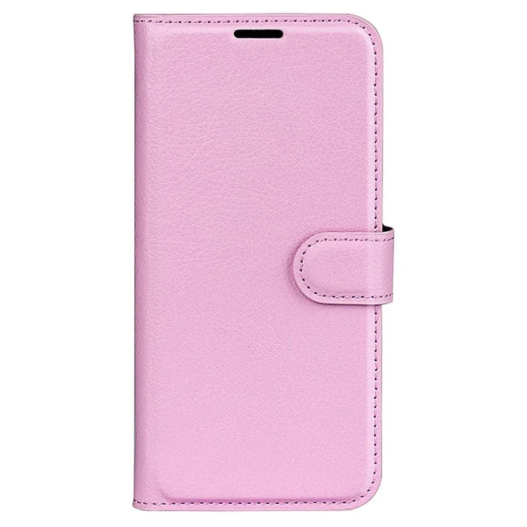 For iPhone 16 Pro Wallet Case Litchi Texture Phone Leather Cover