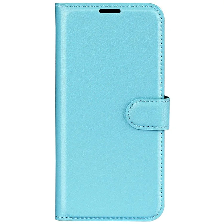 For iPhone 16 Pro Wallet Case Litchi Texture Phone Leather Cover