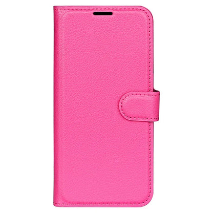 For iPhone 16 Pro Wallet Case Litchi Texture Phone Leather Cover