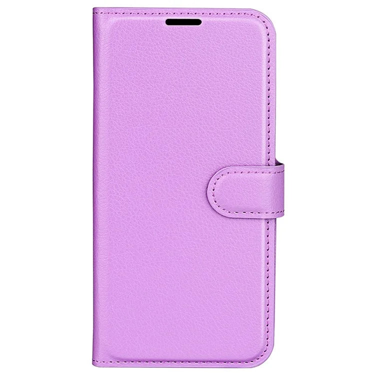 For iPhone 16 Pro Wallet Case Litchi Texture Phone Leather Cover