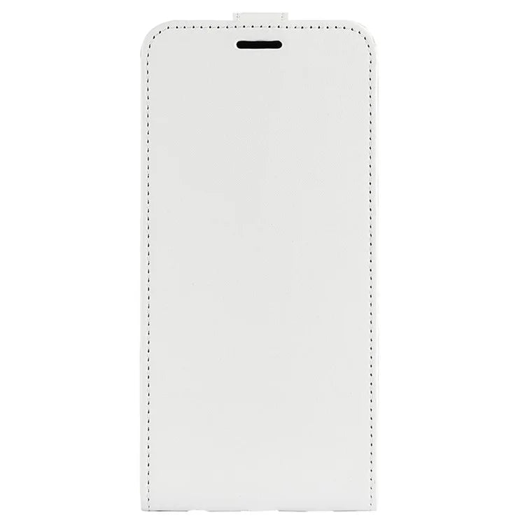For iPhone 16 Pro Case Crazy Horse Texture Vertical Flip Leather Phone Cover