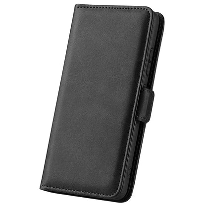 For iPhone 16 Pro Case Leather Wallet Folio Flip Protective Phone Cover