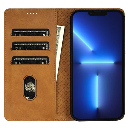N.BEKUS CSJ-001 For iPhone 13 Pro Max Case Solid Color Leather Wallet Phone Cover Wholesale Distributors