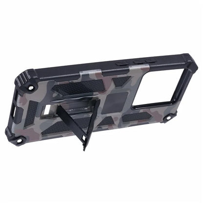 For Xiaomi Redmi Note 13 Pro 5G / Poco X6 5G Case Camouflage PC+TPU Phone Cover with Kickstand