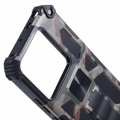 For Xiaomi Redmi Note 13 Pro 5G / Poco X6 5G Case Camouflage PC+TPU Phone Cover with Kickstand