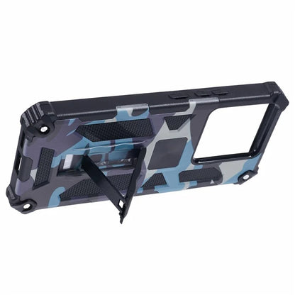 For Xiaomi Redmi Note 13 Pro 5G / Poco X6 5G Case Camouflage PC+TPU Phone Cover with Kickstand