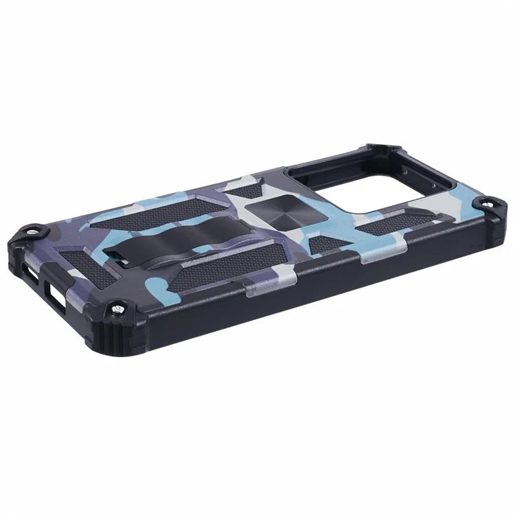 For Xiaomi Redmi Note 13 Pro 5G / Poco X6 5G Case Camouflage PC+TPU Phone Cover with Kickstand