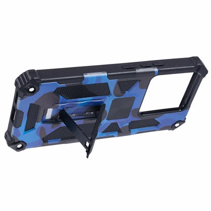 For Xiaomi Redmi Note 13 Pro 5G / Poco X6 5G Case Camouflage PC+TPU Phone Cover with Kickstand