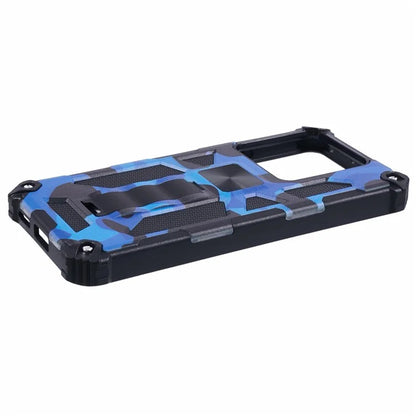 For Xiaomi Redmi Note 13 Pro 5G / Poco X6 5G Case Camouflage PC+TPU Phone Cover with Kickstand