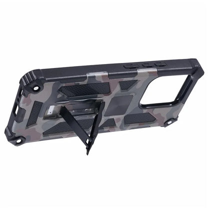 For Xiaomi Redmi Note 13 4G Case Kickstand PC+TPU Phone Cover Camouflage Design