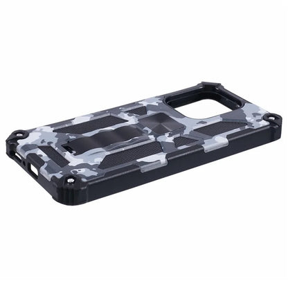 For Xiaomi Redmi Note 13 4G Case Kickstand PC+TPU Phone Cover Camouflage Design