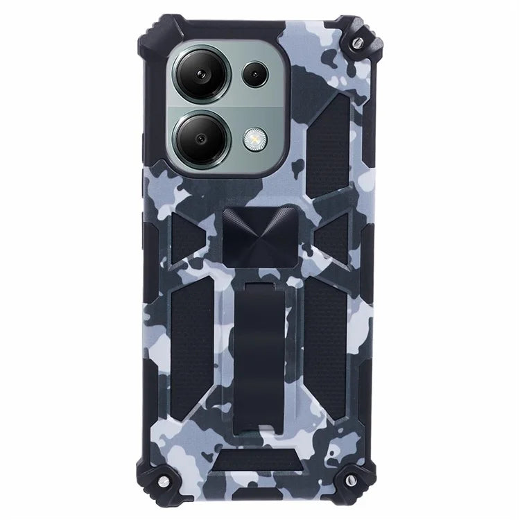 For Xiaomi Redmi Note 13 Pro 4G / Poco M6 Pro 4G Case PC+TPU Camouflage Phone Cover