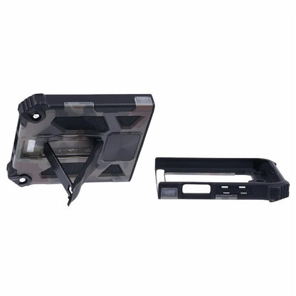 For Samsung Galaxy Z Flip6 5G Case Kickstand PC+TPU Camo Protective Cover