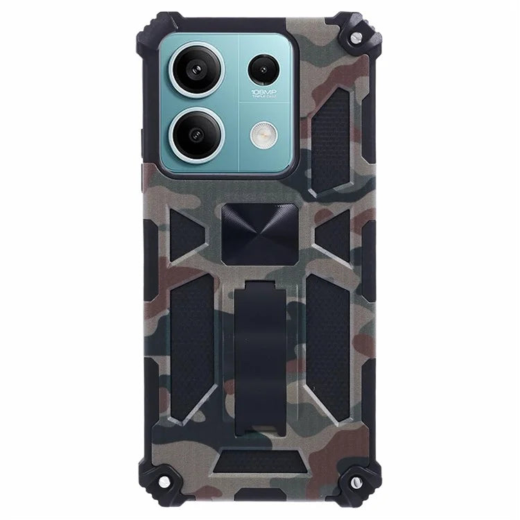 For Xiaomi Redmi Note 13 5G Case PC+TPU Camouflage Military Grade Phone Cover