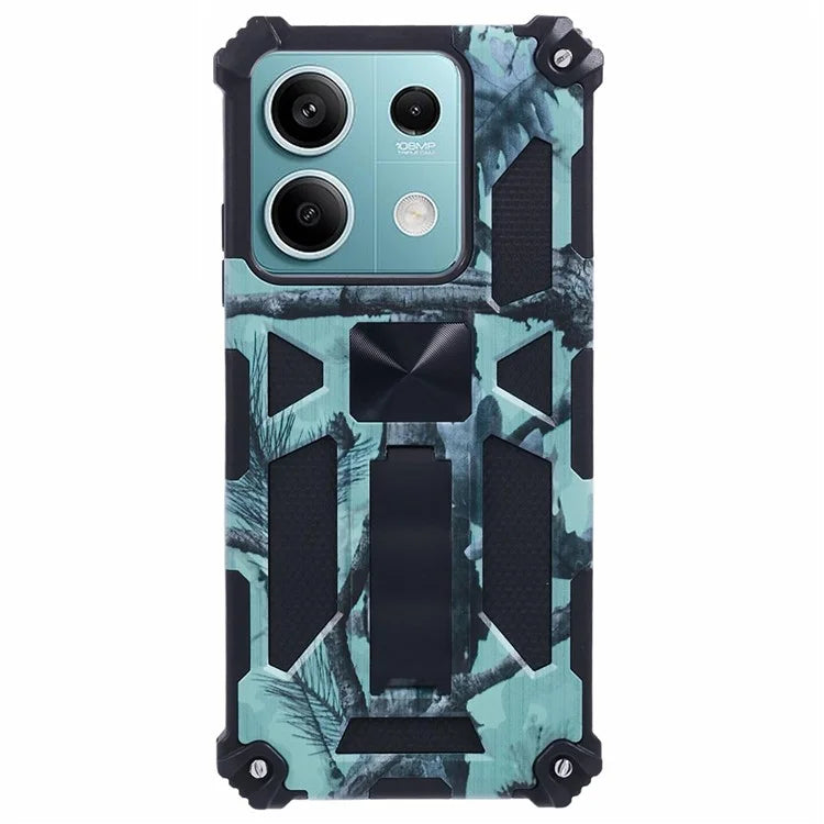 For Xiaomi Redmi Note 13 5G Case PC+TPU Camouflage Military Grade Phone Cover