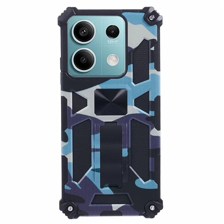 For Xiaomi Redmi Note 13 5G Case PC+TPU Camouflage Military Grade Phone Cover