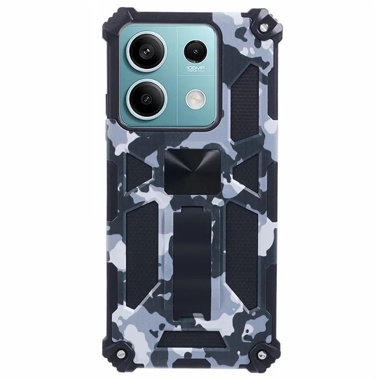 For Xiaomi Redmi Note 13 5G Case PC+TPU Camouflage Military Grade Phone Cover