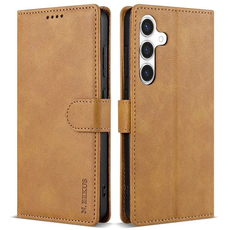 N.BEKUS CSJ-001 For Samsung Galaxy A34 5G Case PU Leather Cover with Wallet Stand