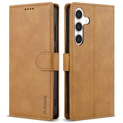 N.BEKUS CSJ-001 For Samsung Galaxy A34 5G Case PU Leather Cover with Wallet Stand