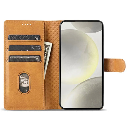 N.BEKUS CSJ-001 For Samsung Galaxy A34 5G Case PU Leather Cover with Wallet Stand