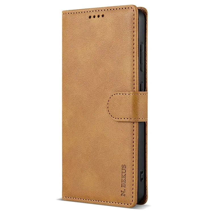 N.BEKUS CSJ-001 For Samsung Galaxy A34 5G Case PU Leather Cover with Wallet Stand