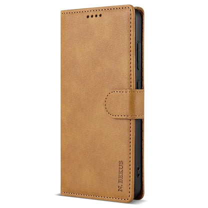 N.BEKUS CSJ-001 For Samsung Galaxy A34 5G Case PU Leather Cover with Wallet Stand