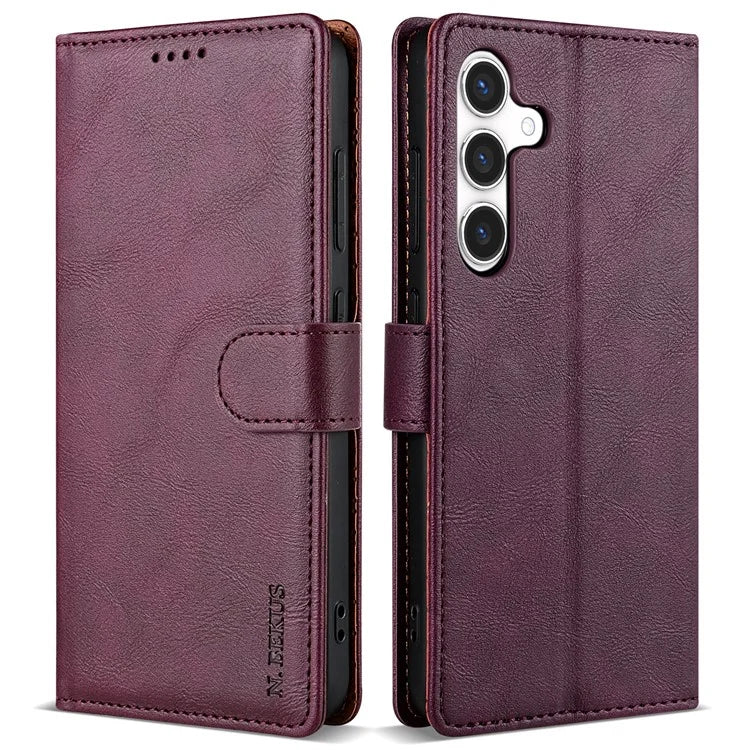 N.BEKUS CSJ-001 For Samsung Galaxy A34 5G Case PU Leather Cover with Wallet Stand
