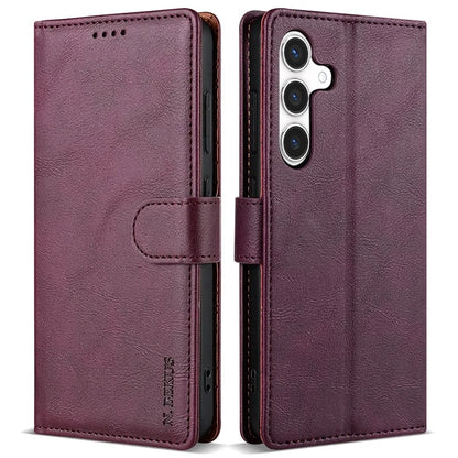 N.BEKUS CSJ-001 For Samsung Galaxy A34 5G Case PU Leather Cover with Wallet Stand