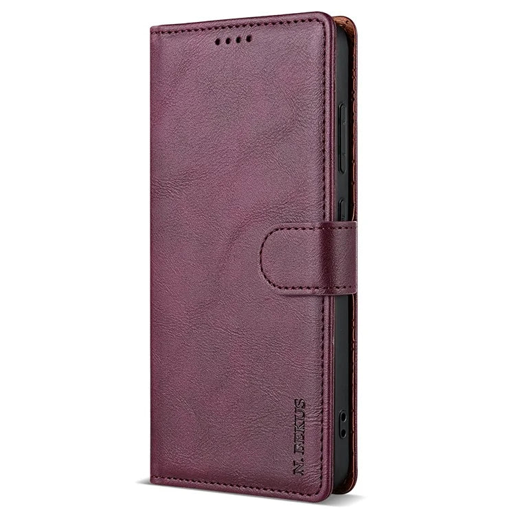 N.BEKUS CSJ-001 For Samsung Galaxy A34 5G Case PU Leather Cover with Wallet Stand