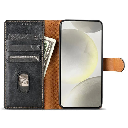 N.BEKUS CSJ-001 For Samsung Galaxy A34 5G Case PU Leather Cover with Wallet Stand
