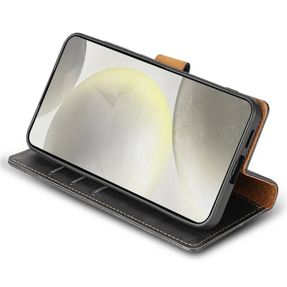 N.BEKUS CSJ-001 For Samsung Galaxy A34 5G Case PU Leather Cover with Wallet Stand