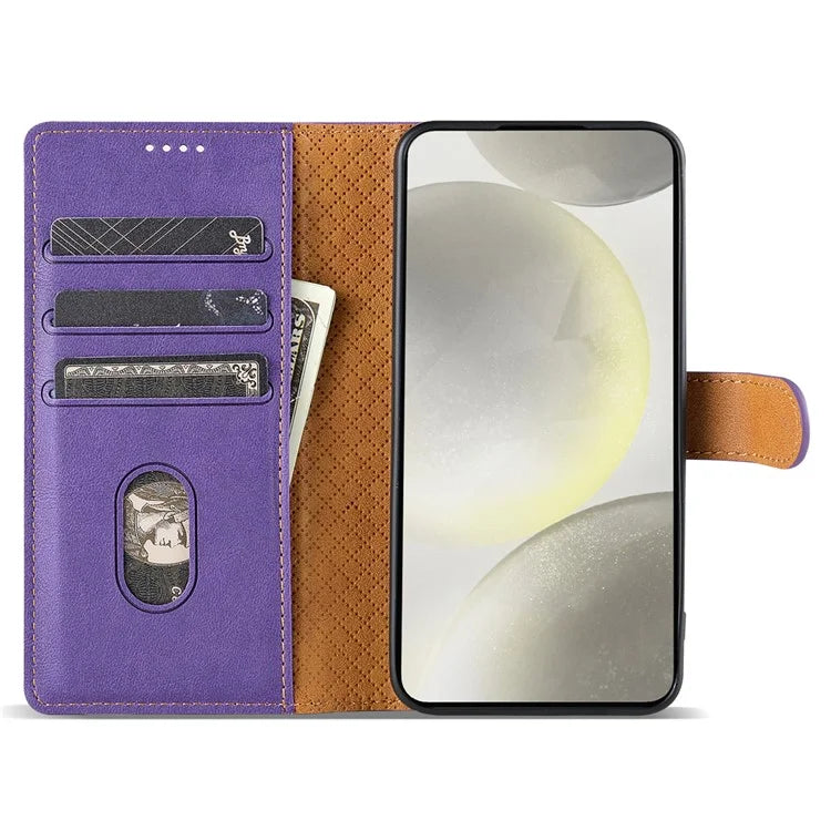 N.BEKUS CSJ-001 For Samsung Galaxy A34 5G Case PU Leather Cover with Wallet Stand