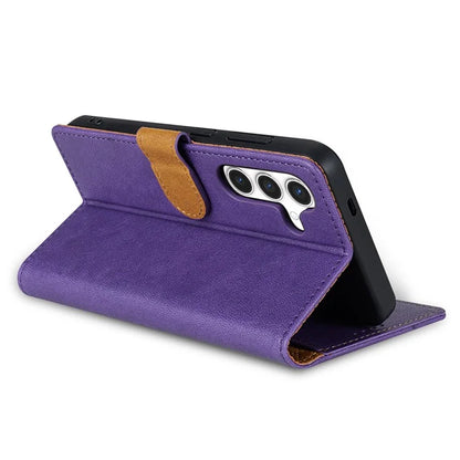N.BEKUS CSJ-001 For Samsung Galaxy A34 5G Case PU Leather Cover with Wallet Stand