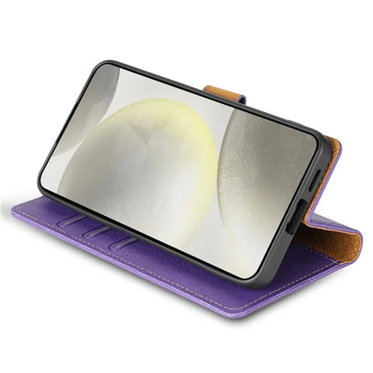 N.BEKUS CSJ-001 For Samsung Galaxy A34 5G Case PU Leather Cover with Wallet Stand