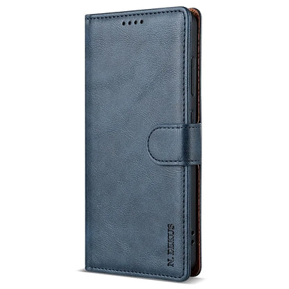 N.BEKUS CSJ-001 For Samsung Galaxy S23 Case Solid Color Leather Stand View Cover