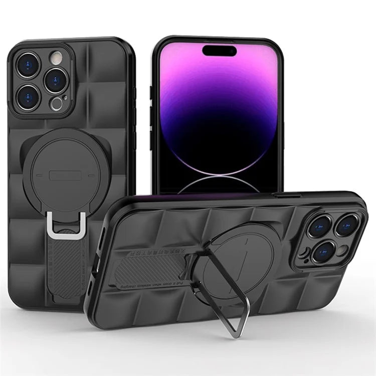 For iPhone 15 Pro Max Case Compatible with MagSafe TPU+PC Protective Phone Cover