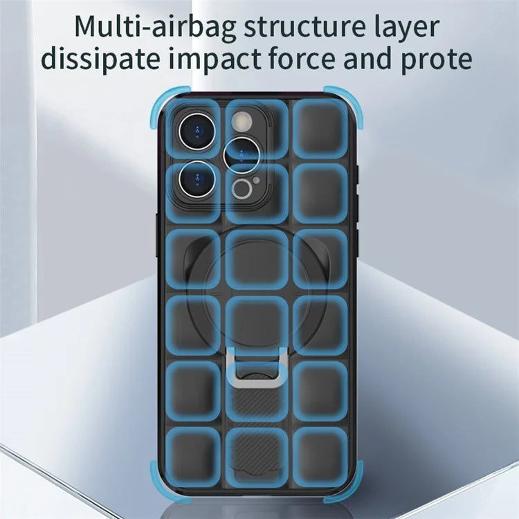 For iPhone 15 Pro Max Case Compatible with MagSafe TPU+PC Protective Phone Cover